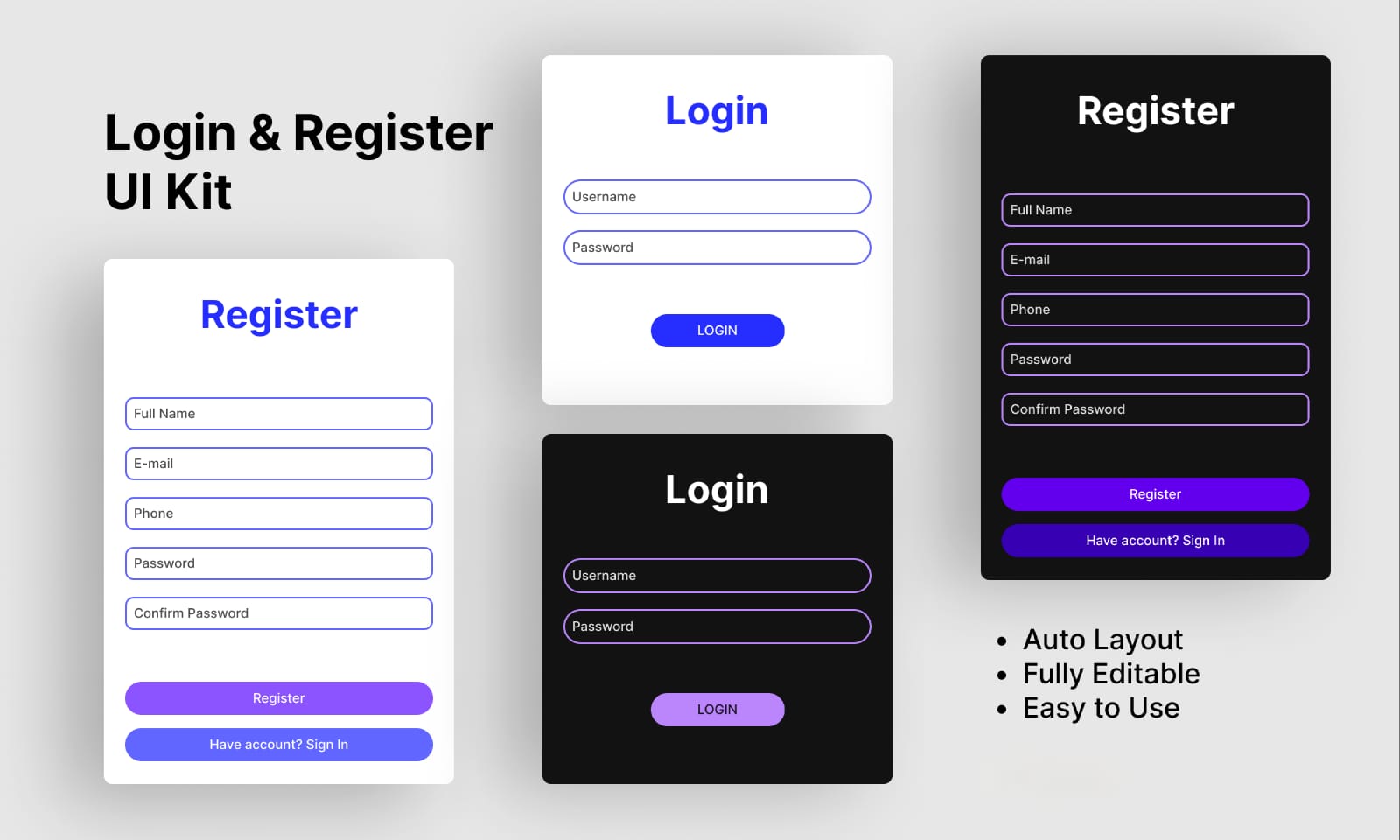 Login UI 2