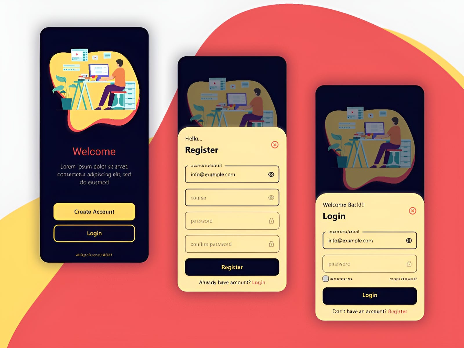 Login UI 2